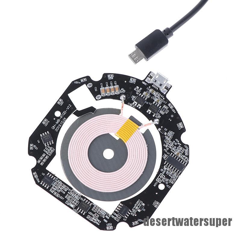 Bộ Sạc Nhanh Không Dây QI 10W / 15W