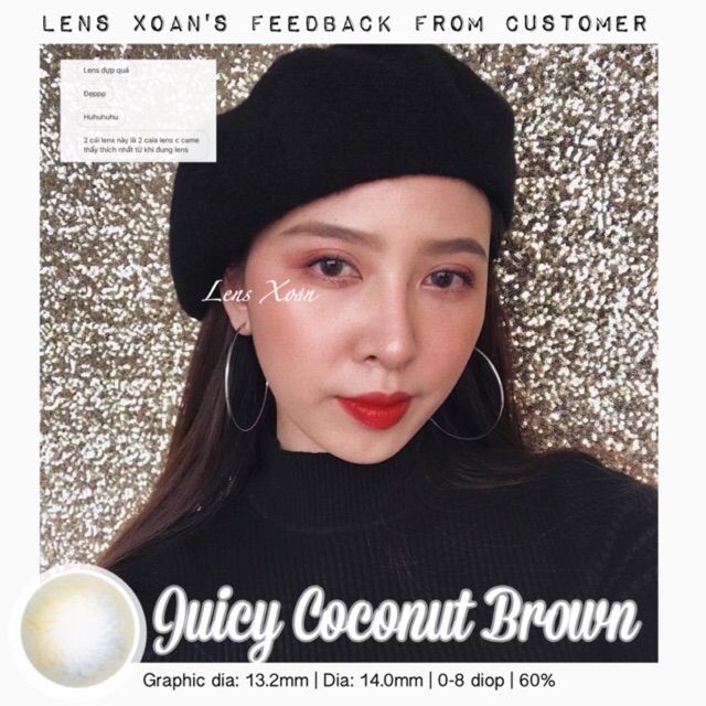 Áp tròng JUICY COCONUT BROWN