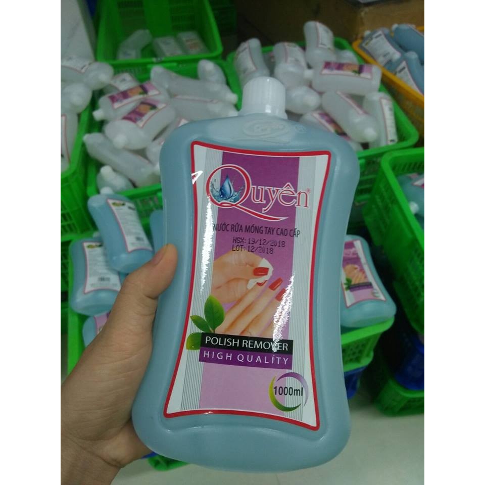 nước rửa móng tay aceton Quyên 1000ml