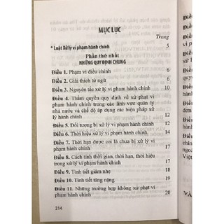 Luật Xử Lý Vi Phạm Hành Chính