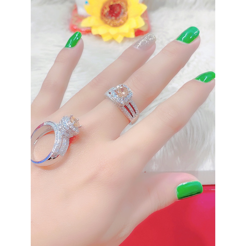 UHA - Nhẫn nữ mạ vàng 18k đính đá CZ N710 ( giá tốt nhất )