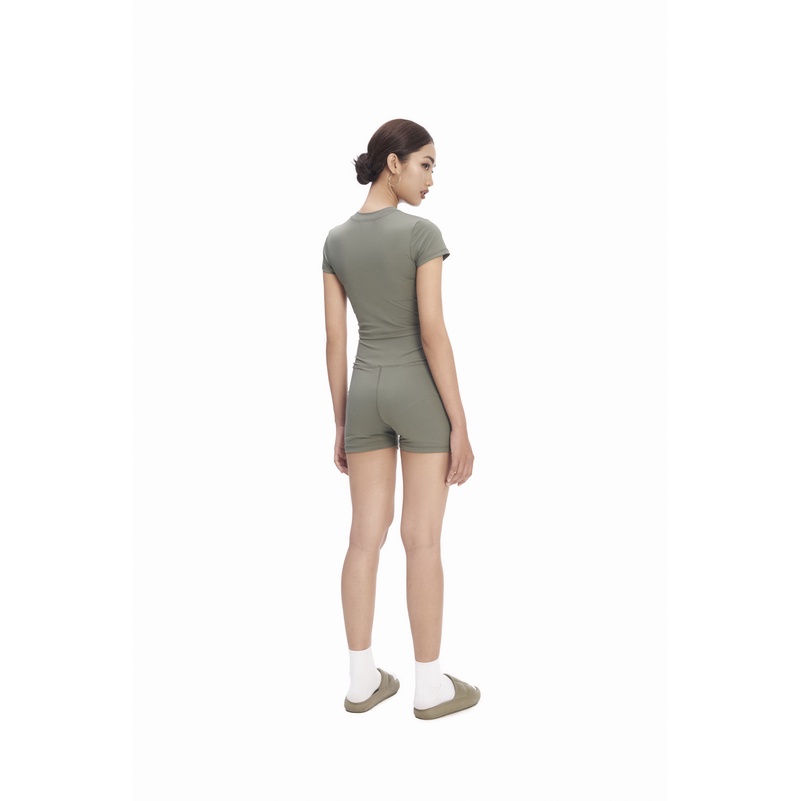 Là min - Quần Moss Green Active Shorts