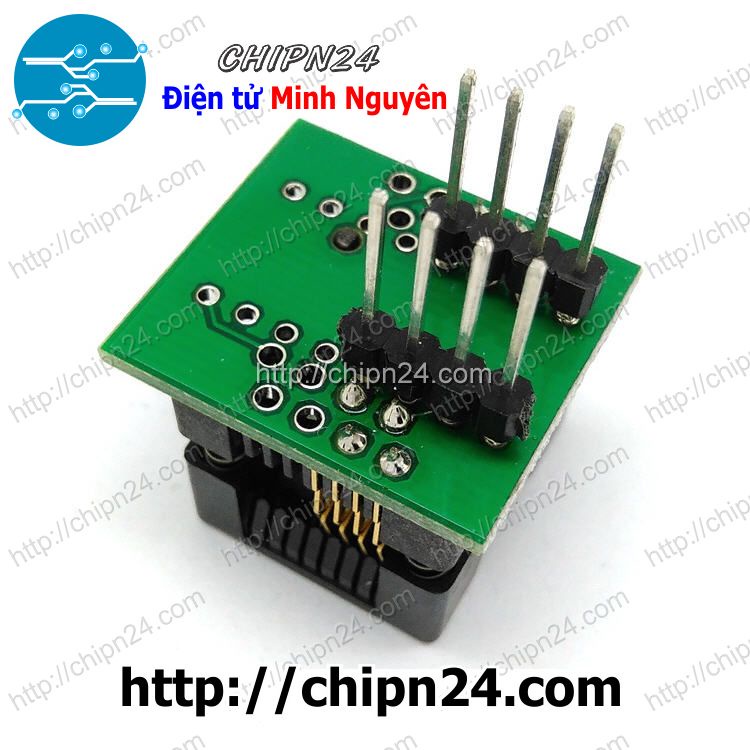 [1 CÁI] Đế nạp IC dán SOP8 thân Hẹp 3.9MM