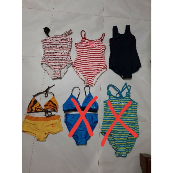 Thanh lý bikini, đồ bơi, đồ tắm trẻ em  bé gái used