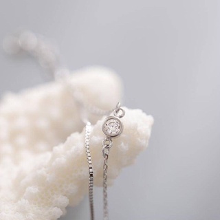 Vòng tay basic mỏng đính 3A zircon