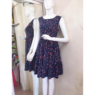 [Hàng mới về] Vải thô cotton may váy đầm