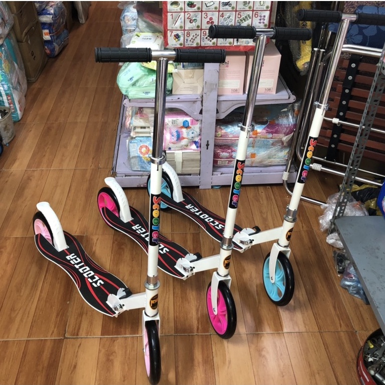 Xe Trượt Scooter Sport 2 Bánh Siêu To Khổng Lồ Tải Lên Đến 100kg/Xe Scooter Sắt Thể Thao,Scooter CaoCấp