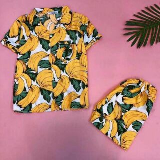 bộ quần áo hoa quả đi biển