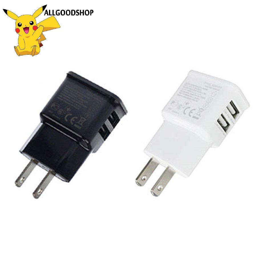 111all} 5V2A EU US Plug 2 Usb Charger Mobile phone Fast Charger for iPhone for Android