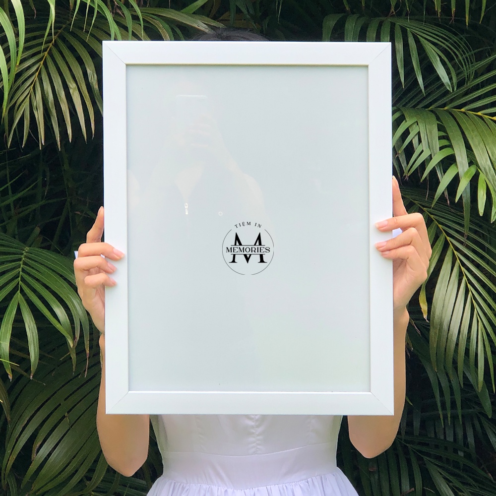 Khung Ảnh Treo Tường, Để Bàn - Khung Hình Mặt Kính, Mặt Mica Size A3 - Tiệm In Memories