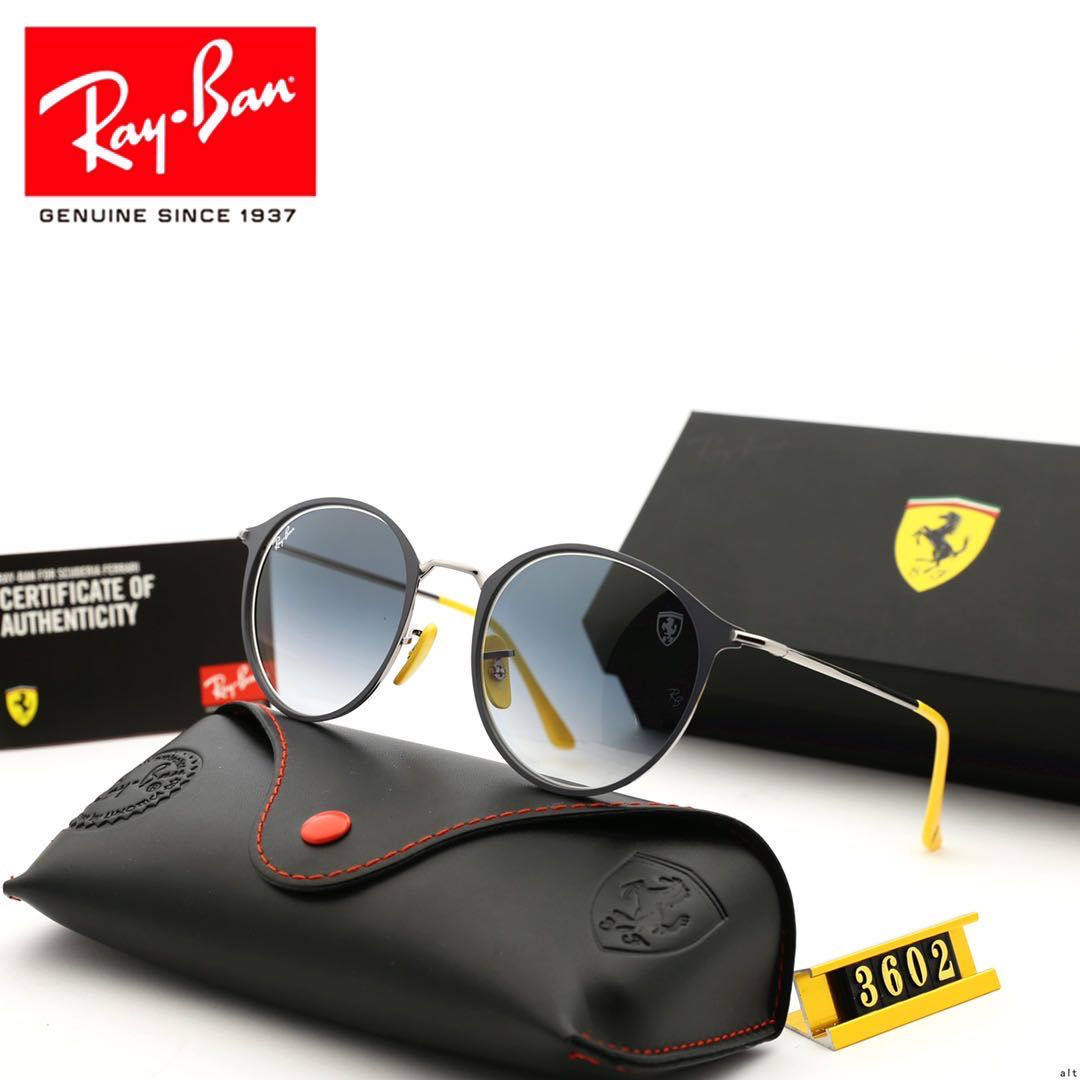 Wayfarer Ray-Ban_ chính hãng Kính râm 2021 Thời trang Hàn Quốc mới Kính râm nam nữ một mảnh Cặp đôi hợp thời trang Du lịch ngoài trời Kính râm lái xes