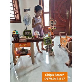 Quầy siêu thị kèm xe đẩy (cỡ đại)