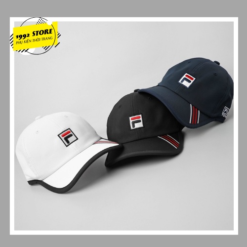 Nón lưỡi trai FILA - Mũ FILA nam nữ thể thao Hàn Quốc form unisex cao cấp size ôm đầu chất vải dù cao cấp hút mồ hôi tốt