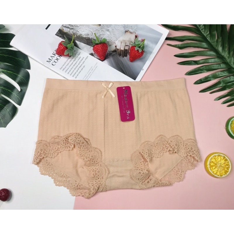 Quần lót nữ Thái Lan chất thun tăm co dãn 4 chiều Size 48-55kg