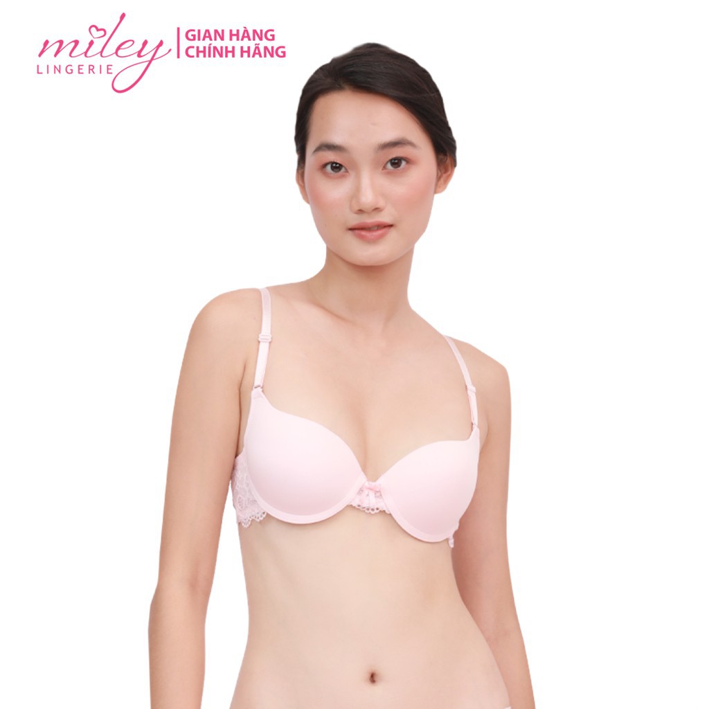 [Mã MILEDEC15 giảm 15% tối đa 50K] Áo Ngực Nữ Cúp Tròn Phối Ren Lưng Áo Miley Lingerie BRM002