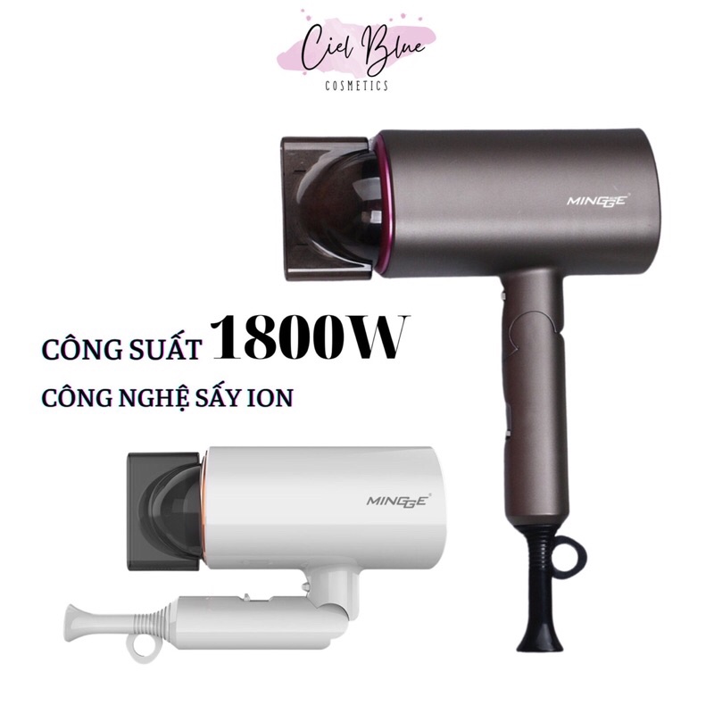 Máy sấy tóc Mingge 1800W công suất lớn 2 chiều nóng lạnh