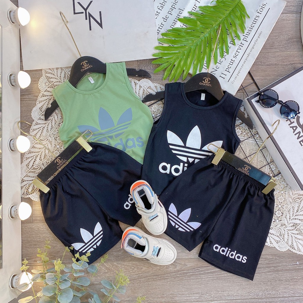 [GIÁ SỈ] BỘ BALO ADIDAS CHO BÉ, CHẤT COTTON 100% CO GIẢN 4C, THẤM HÚT MỒ HÔI TỐT