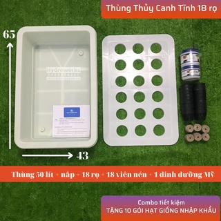 Bộ trồng rau thủy canh tĩnh