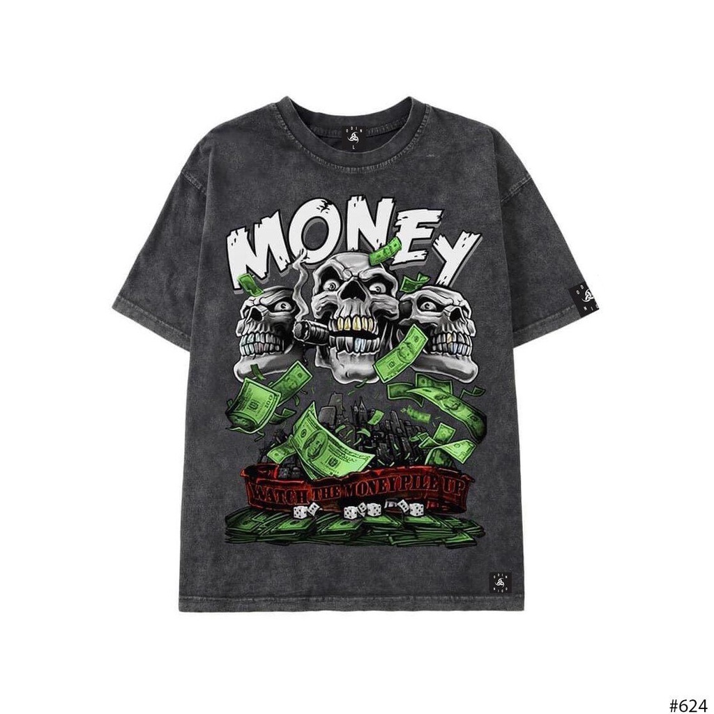 Áo Thun Oversize 3Money , áo phông cotton nam nữ unisex, ODIN CLOTHING