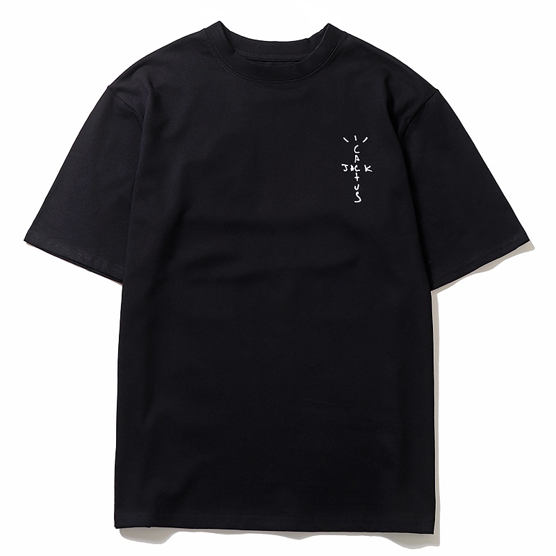 Áo Thun cotton Tay Ngắn In Hình Travis Scott Thời Trang