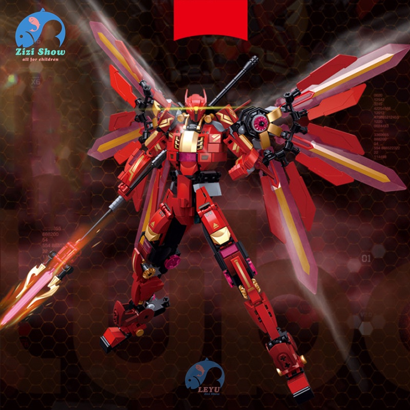 Bộ Đồ Chơi Lắp Ráp Robot Pacific Rim Độc Đáo Thú Vị Cho Bé Mechanical Warrior Figures