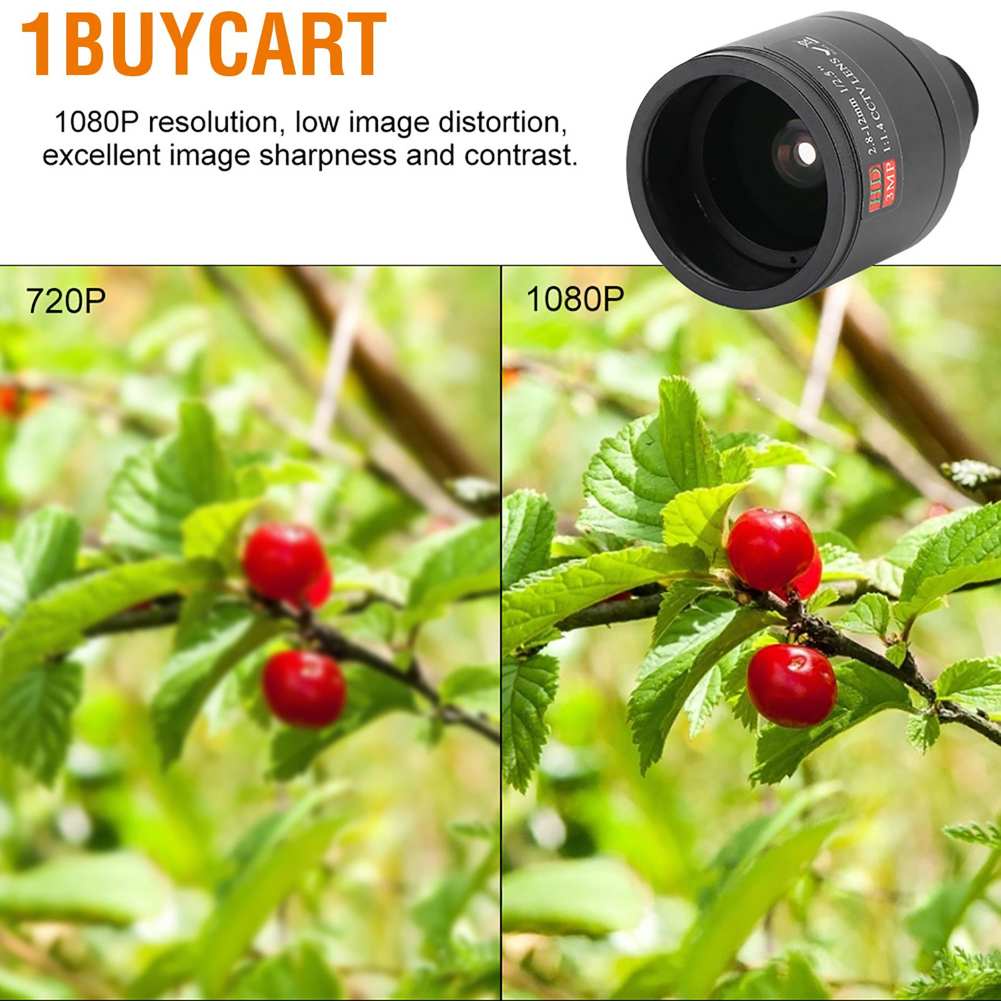1buycart duoqiao [NEW] Professional Camera Board Lens 1080P Manual Zoom M12 Mount Security Surveillance