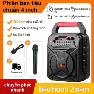 Loa karaoke bluetooth q1 - di động loa đa năng tặng kèm mic không dây
