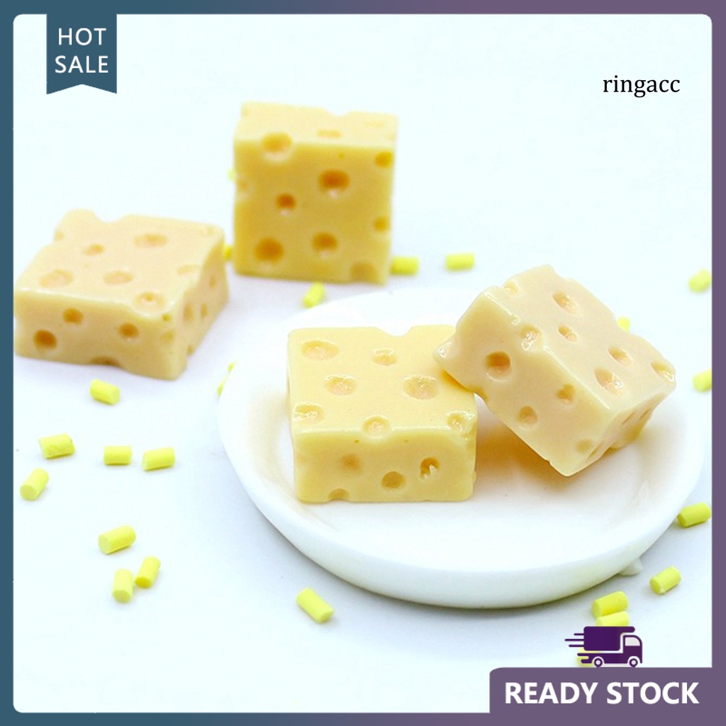 Set 10 Mô Hình Bánh Mì Phô Mai Mini Trang Trí Tiểu Cảnh