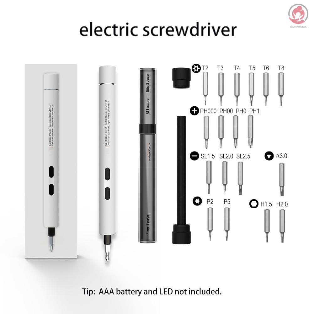 Bộ Tua Vít Điện Tử Nhỏ Gọn Tháo Gỡ Sửa Chữa Điện Thoại Apple Laptop Xiaomi D1 (Không Kèm Pin)