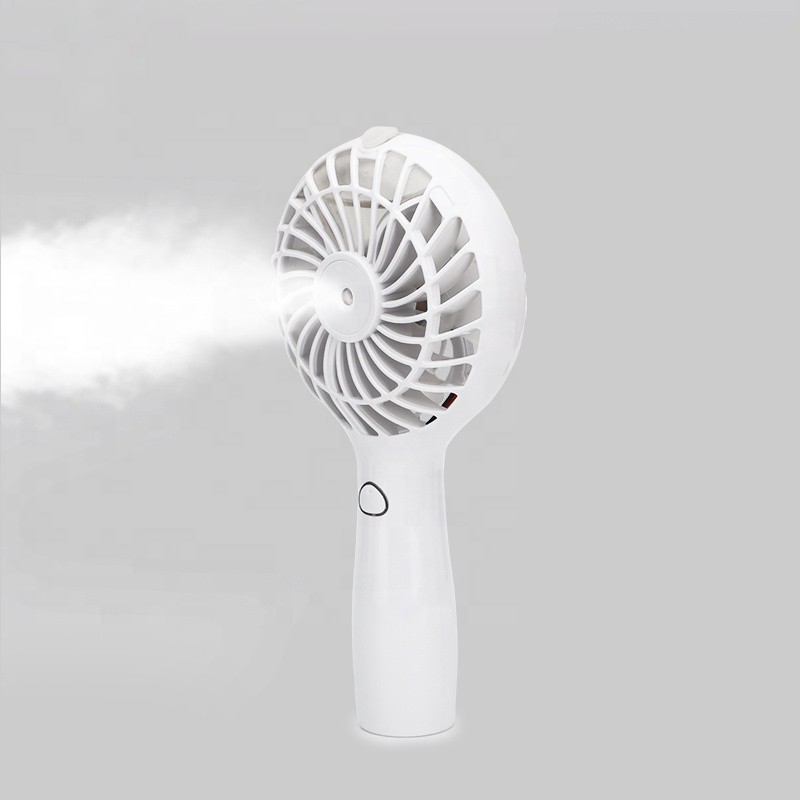 Quạt mini cầm tay phun sương công suất lớn WD-208 + tặng kèm 1 bình chứa nước mini - Giao màu ngẫu nhiên