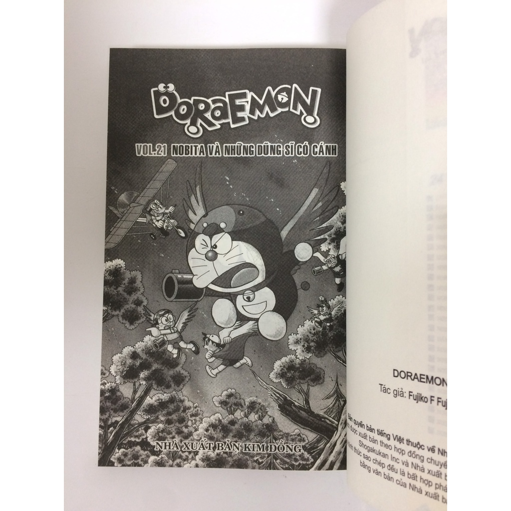 Sách: Doraemon truyện dài - Tập 21 - Nobita và những dũng sĩ có cánh