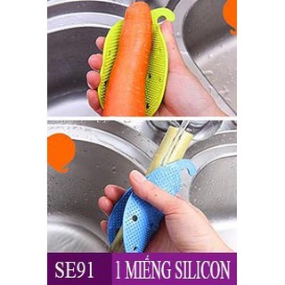 [GIÁ SỈ] MIẾNG SILICON VỆ SINH RAU CỦ QUẢ [SALE]
