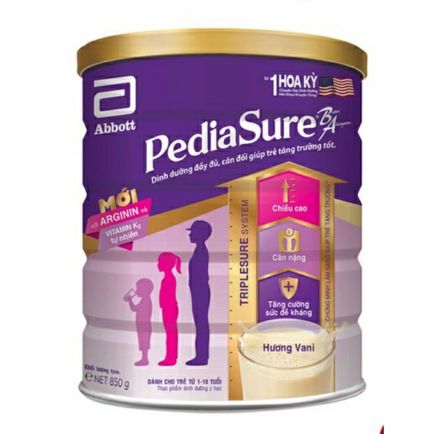 Sữa Pediasure hương vani 850g