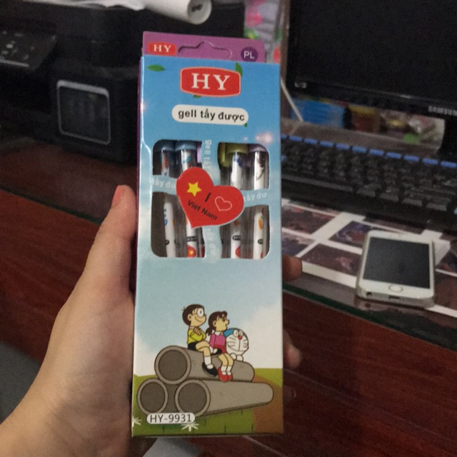 Bút mực tím xoá được 12 cay