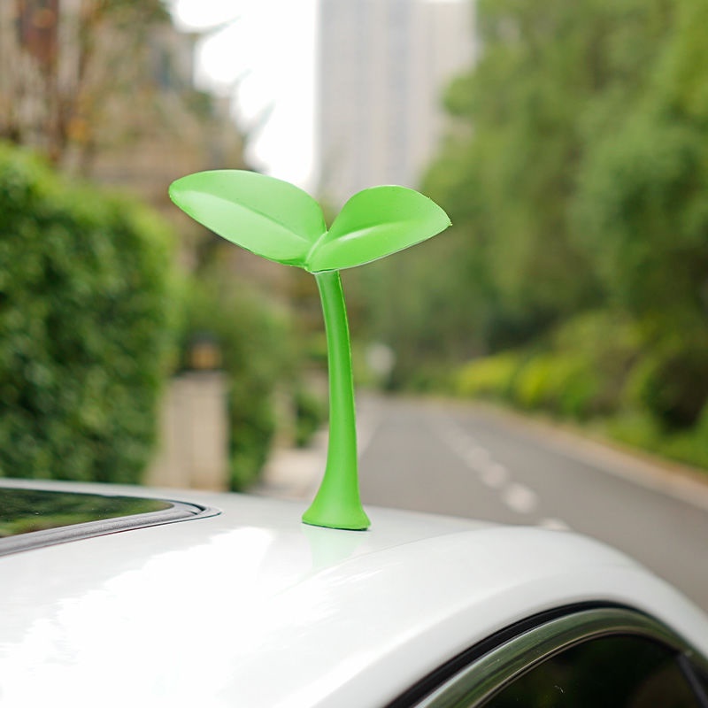 Miếng Dán Trang Trí Nóc Xe Hơi Hình Cây 3D Dễ Thương Chống Va Chạm