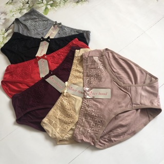 Quần lót nữ cotton cạp thấp mềm mại free size Thái Lan Sisterhood 721