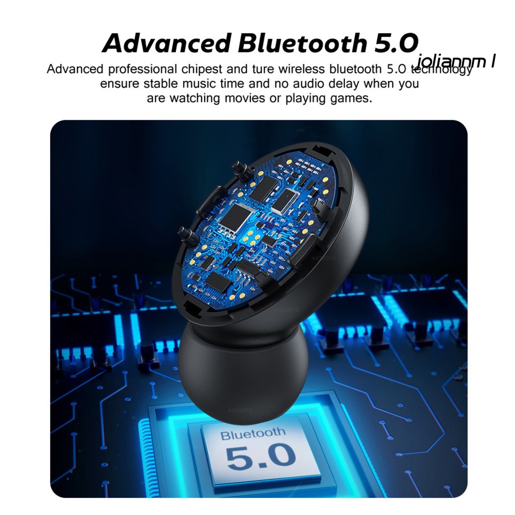 Tai Nghe Nhét Tai Jm W1 Tws Kết Nối Bluetooth 5.0 Chống Thấm Nước