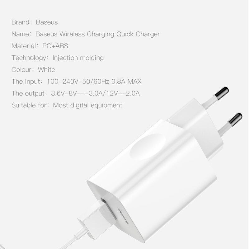 Củ sạc nhanh Baseus Quickcharge 3.0