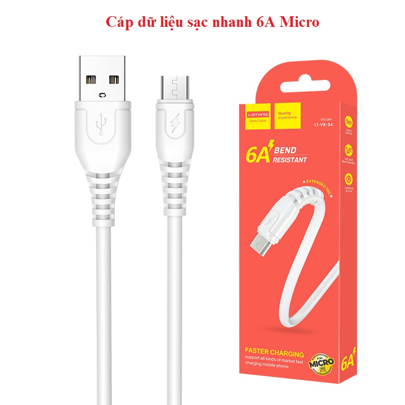 Dây cáp sạc nhanh Micro USB cho samsung, vivo, xiaomi, Nokia, Loa, đài, dây dài 1m sạc nhanh DATA