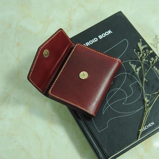Ví nữ thủ công gập ba - Da bò nhập khẩu - Đồ da Handmade