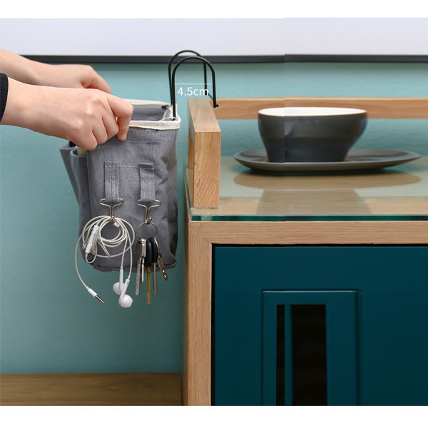 Giỏ Treo Đựng Đồ Treo Đầu Giường,Túi Treo Có Móc 29x10cm Túi Giường