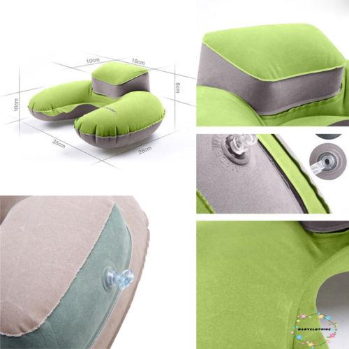 ღWSVღ2019  flocking surface Travel Inflatable Cushion