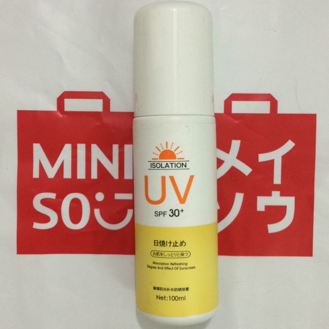 Xịt chống nắng Miniso