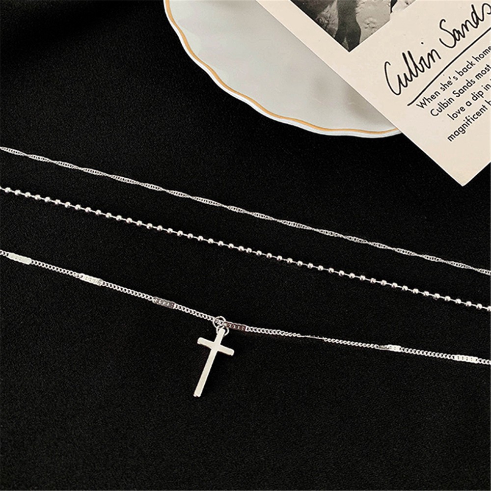 Dây Chuyền Hợp Kim Nhiều Lớp Mặt Hình Chữ Y Thời Trang Cho Nữ