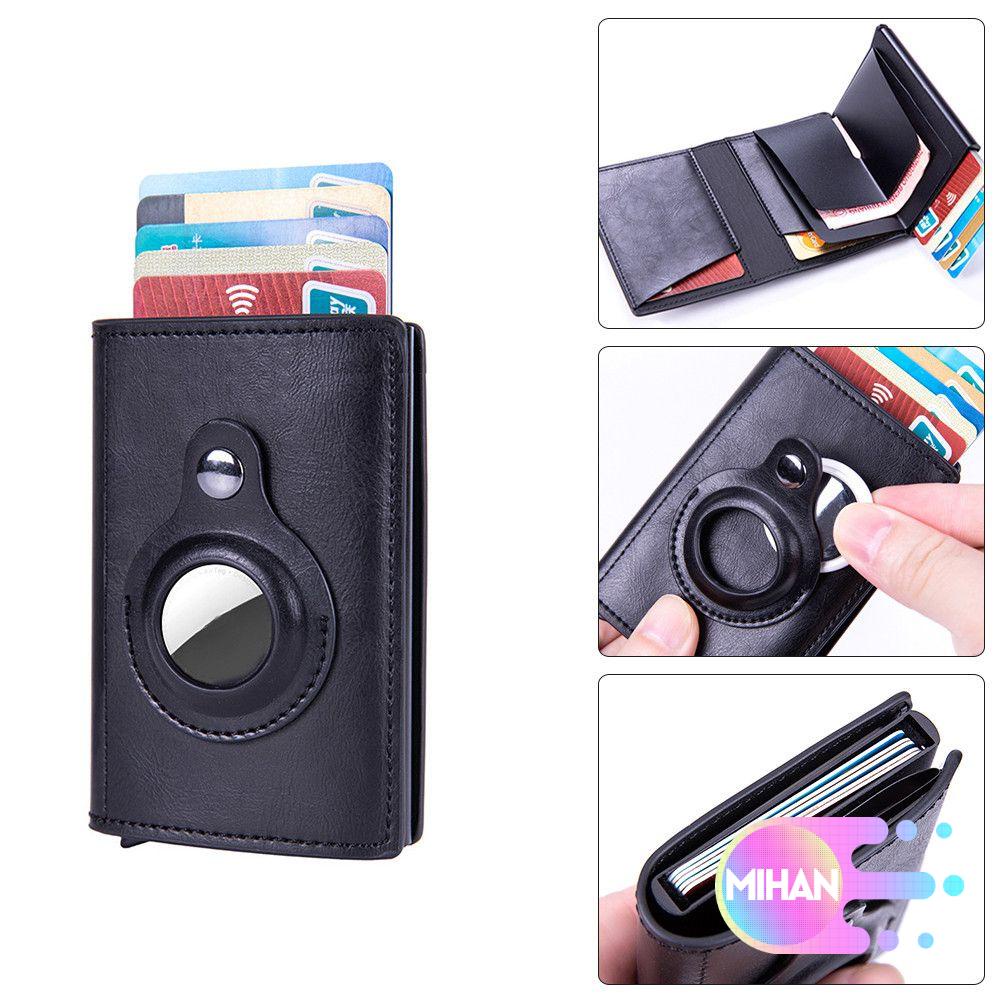 Ví Da PU MIHAN1 Nhiều Ngăn Đựng Thẻ Tín Dụng RFID Chống Trộm Cho Nam Và Nữ