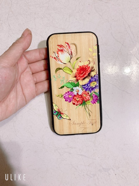 Ốp ốp hoa giả Gỗ sam sung J3 Pro