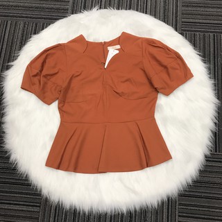 Áo kiểu peplum thời trang Eden - ASM077