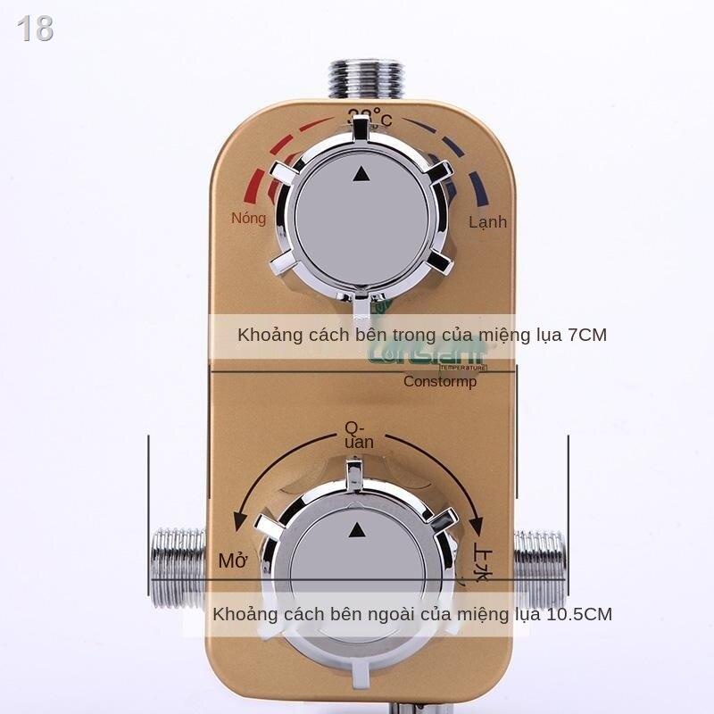 2021☃Constellation lắp đặt máy nước nóng năng lượng mặt trời van điều chỉnh nhiệt độ tự động khiển vòi sen