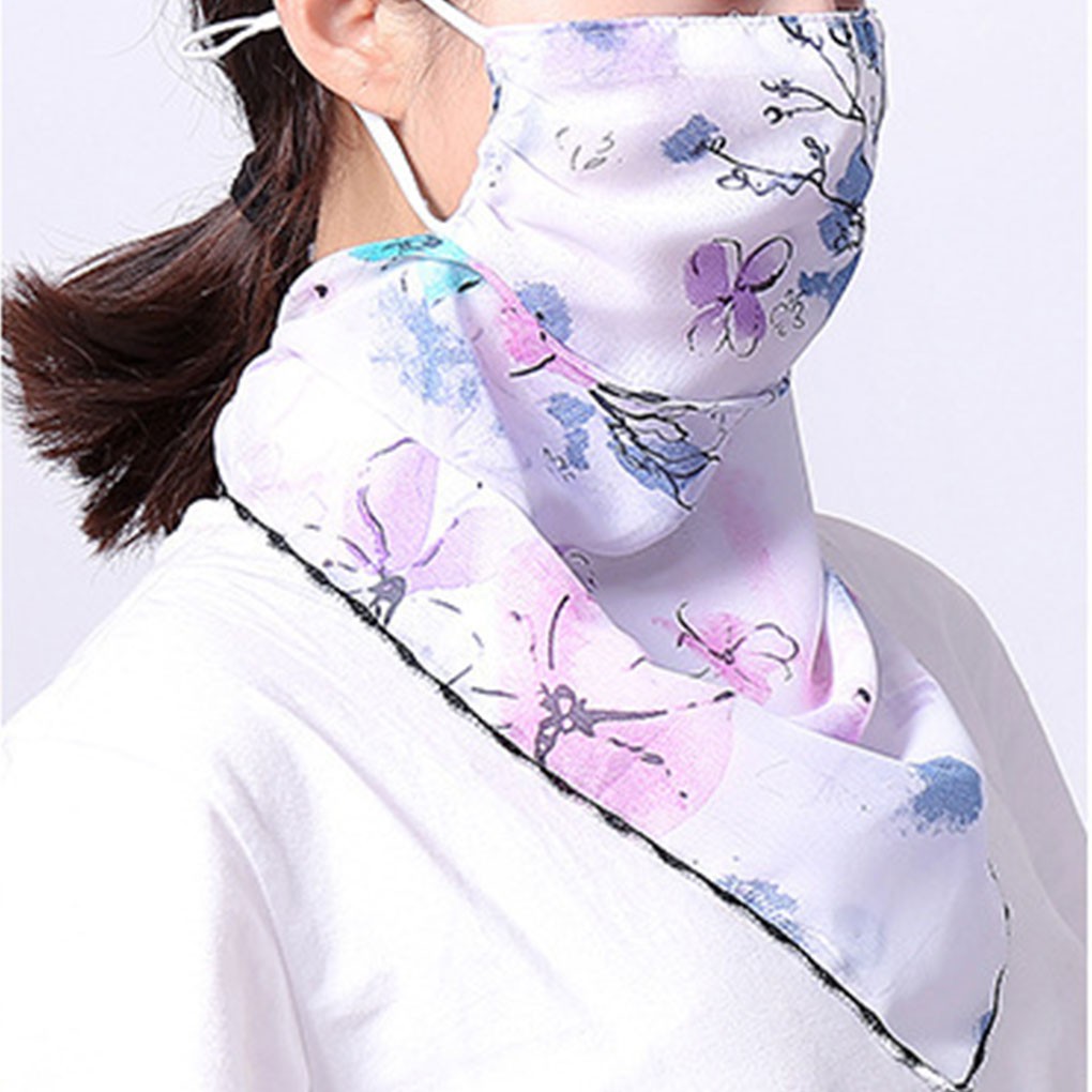 Khăn Choàng Chiffon In Họa Tiết Cho Nữ