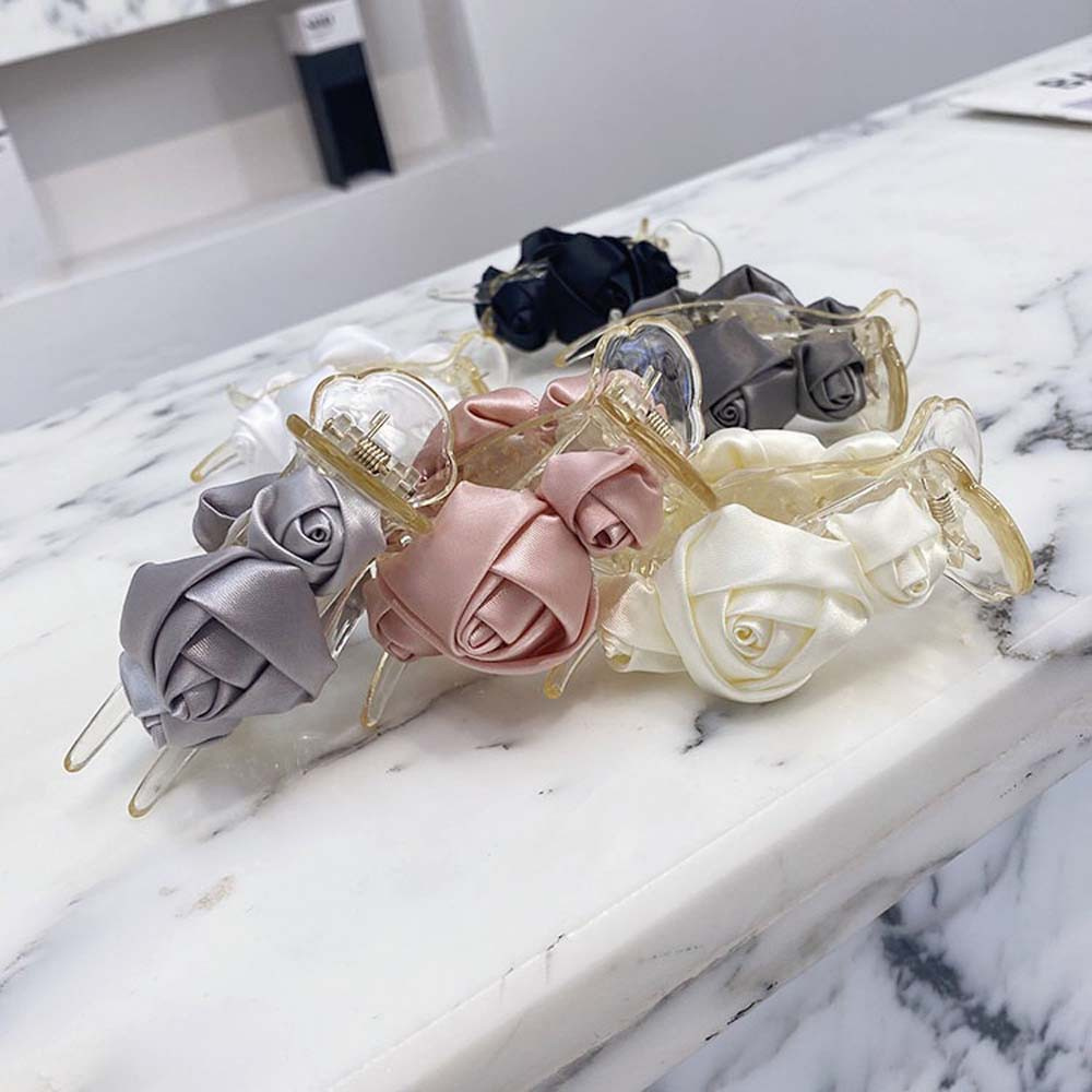 Kẹp Tóc Bằng Nhựa Resin Ba Kích Cỡ Tùy Chọn Nhiều Màu Thanh Lịch Cho Nữ